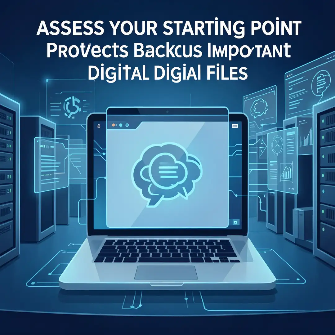Step 2: Illustration for step: Assess your starting point related to How Cloud Backup Protects Important Dig