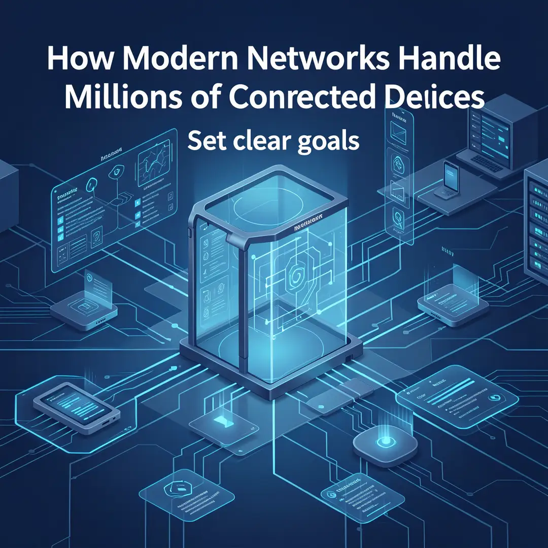 Step 3: Illustration for step: Set clear goals related to How Modern Networks Handle Millions of Connected D
