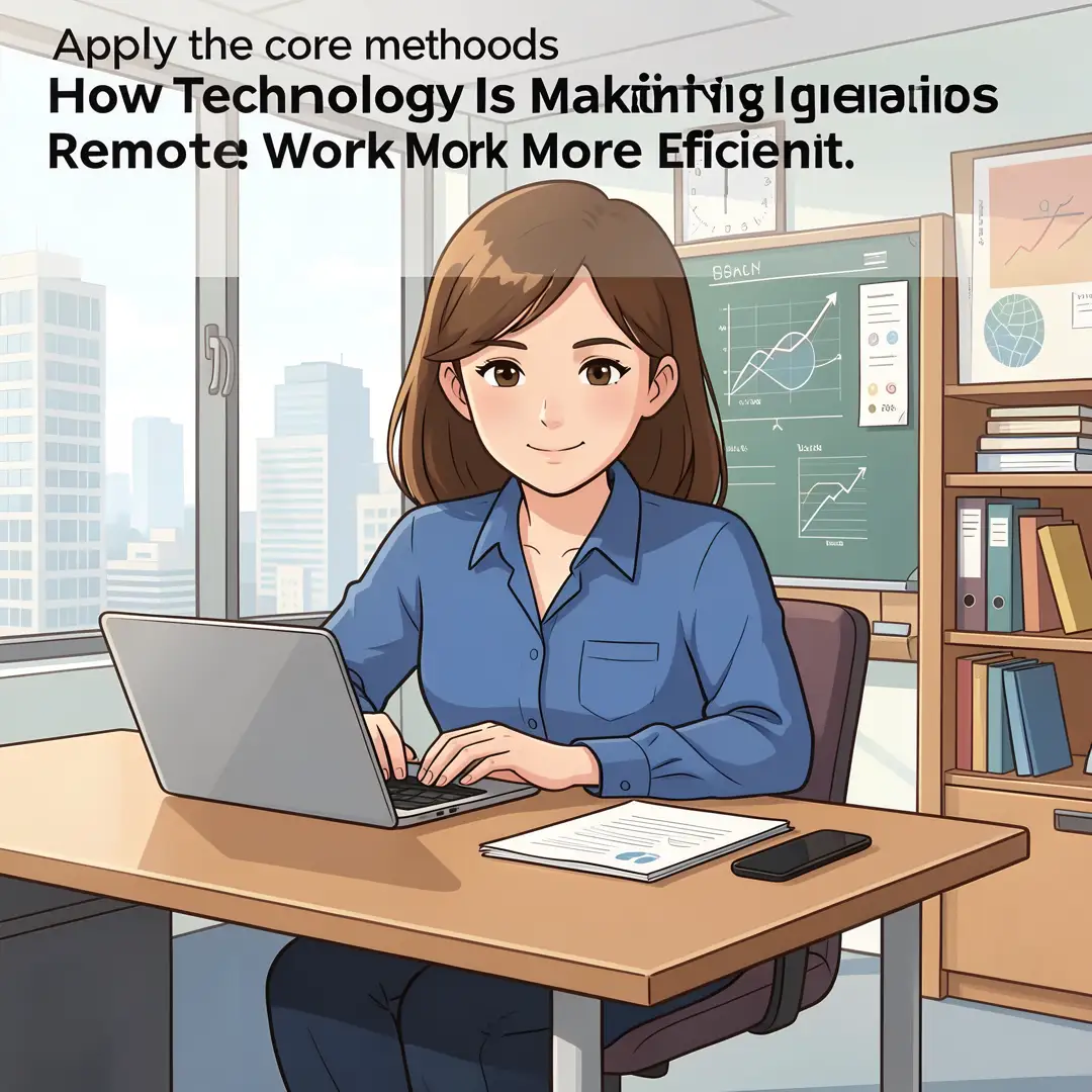 Step 5: Illustration for step: Apply the core methods related to How Technology Is Making Remote Work More E