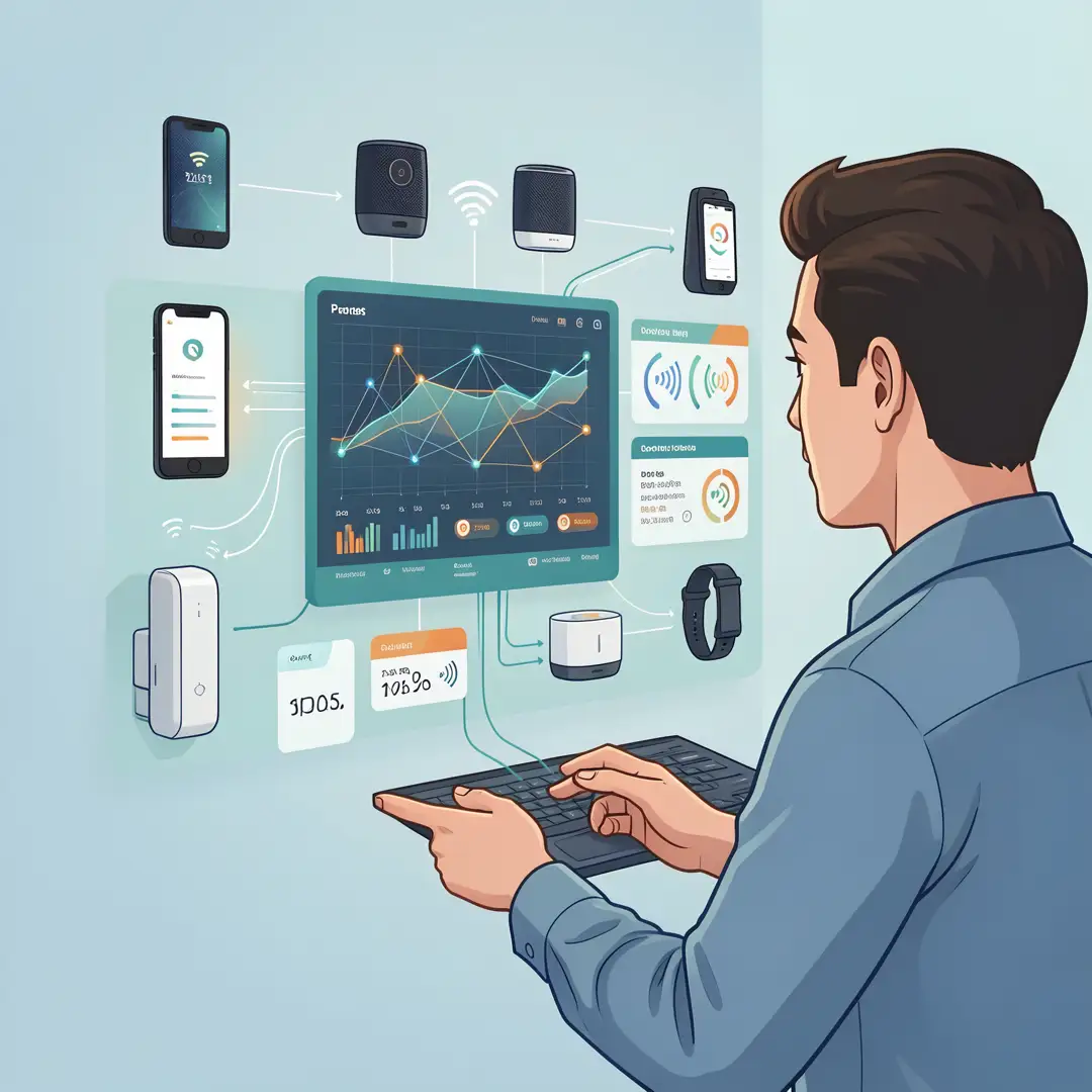 Step 6: Illustration for step: Monitor your progress related to How Smart Devices Communicate With Each Othe