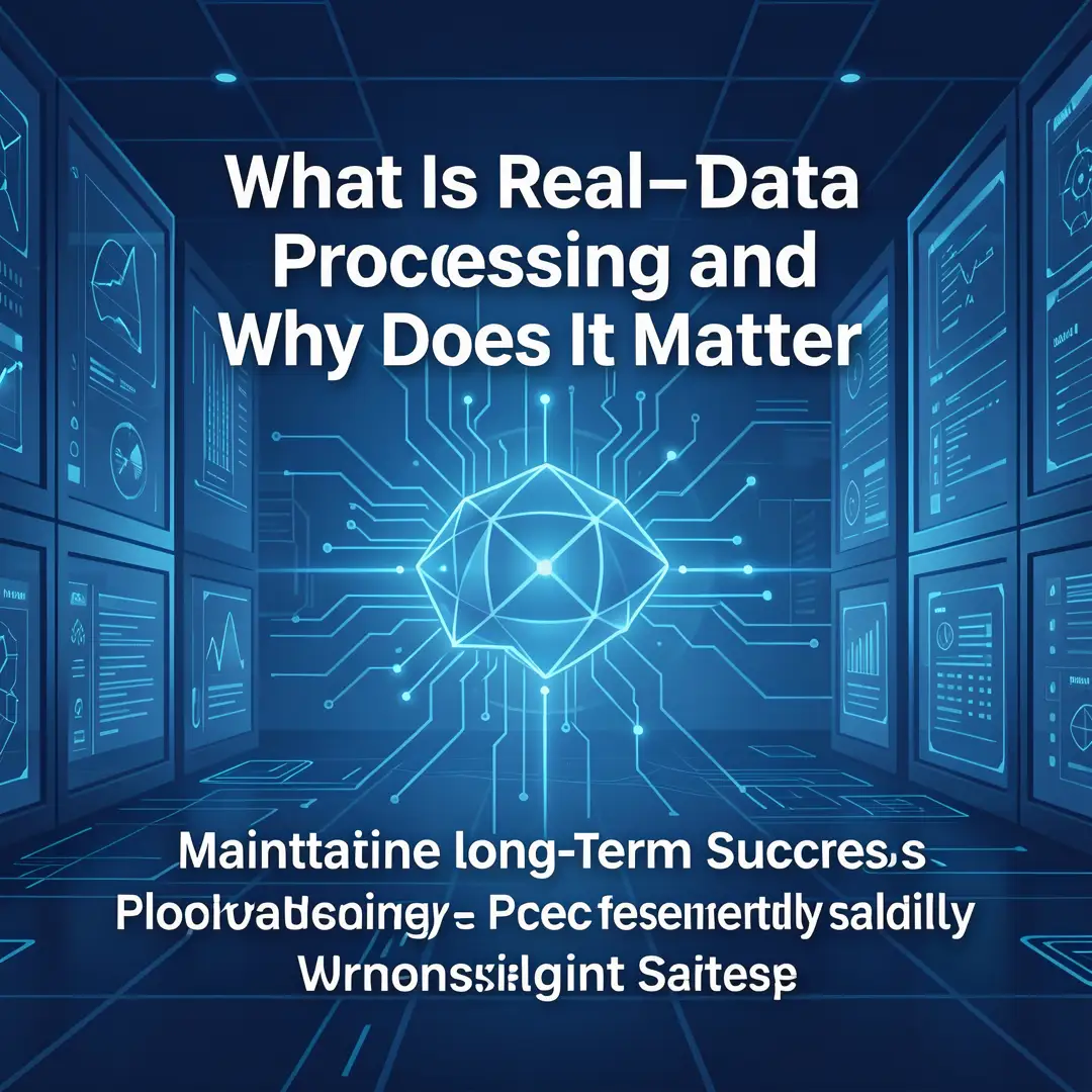 Step 8: Illustration for step: Maintain long-term success related to What Is Real-Time Data Processing and W